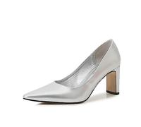 Spessa con Testa Appuntita Tacchi Alti Donne in con Banchetto Elegante Scarpe Femminili Cento con Shallow Bocca Shopping Quotidiano Scarpe Singole per Ragazze