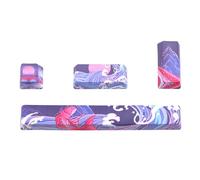 Spessi copritasti Sub Dye PBT Sub Termico Sublimazione 6.25U Spazio Inserisci Keycaps Profilo OEM 4PCS/Set Tastiera Meccanica Keycaps Sostituzione Pbt Personalizzato