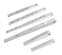 Spessimetro a cuneo per saldatura, progettato per una misurazione accurata di spazi e fori di saldatura, materiale in acciaio al carbonio cromato (0,4-6 mm)