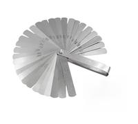 Spessimetro Calibro di spessore 32 lame Set metrico MM POLLICI Strumento di misura dello spazio dritto Calibratore valvola Sonda Moto