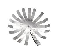 Spessimetro Calibro di spessore da 16 lame da 0,127 a 1 mm, calibro di riempimento metrico, strumento di misurazione for la regolazione della valvola del motore, calibro di spessore della valvola