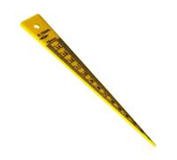 Spessimetro Calibro di spessore in plastica K15SG 1-15mm Calibro di spessore for saldatura conica Calibro di spazio Righello for settore automobilistico Strumenti di misurazione(TypeA)