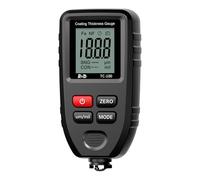 Spessimetro di Rivestimento，Misuratore di Spessore Digitale per Auto Usate,Spessimetro Vernice Auto Professionale per Superfici in Acciaio/Alluminio a Base,Spessore del Rivestimento Test (TC 100)