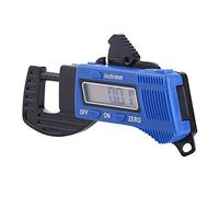 Spessimetro digitale, 0-12 mm Calibri per spessimetri con display digitale, Misura di larghezza Strumento di misurazione micrometro per carta, pelle PU, lamiera, gioielli, Risoluzione 0,01 mm