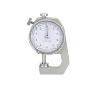 Spessimetro digitale con display a lancetta 1 misuratore di spessore for pelle, strumento misurazione portatile ad alta precisione(Flat Head 0-20mm)