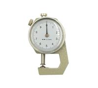 Spessimetro digitale con display a lancetta Misuratore di spessore a quadrante da 0,1 mm, micrometro digitale 0-10, strumento misurazione della carta, misuratore pelle(0-20mm flat)