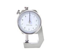 Spessimetro digitale con display a lancetta Misuratore di spessore della carta in pelle, calibro a quadrante da 0 a 10 mm for pellicola e strumento misurazione(010MMpointed)