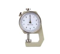 Spessimetro digitale con display a lancetta Strumento di misura dello spessore della pelle, strumento digitale compatto for la misurazione precisione vari materiali(0-20mm flat)