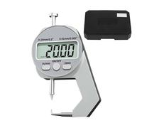 Spessimetro elettronico, micrometro di spessore,Calibro micrometro elettronico digitale per spessore 0-20 mm - Strumento di misurazione del misuratore di spessore del micrometro di conversione 'unità