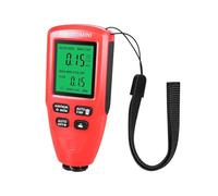 Spessimetro, Misuratore di spessore automatico for pellicole di vernice for auto 0-2000 UM Tester di rivestimento Fe e NFe Strumenti manuali for autoveicoli(Rot)
