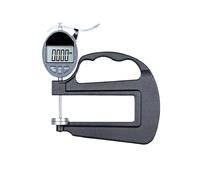 Spessimetro per stoffa e carta, intervallo di misurazione 0-25 mm, design a gola profonda per test di spessore delle foglie