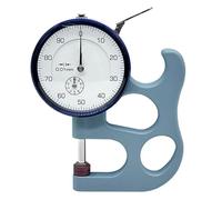 Spessimetro portatile in pelle con quadrante rotante, ad alta precisione, adatto per pelle, carta, tessuto, pellicola e carta adesiva