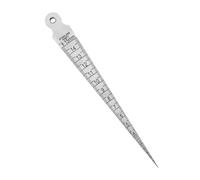 Spessimetro, Righello conico da 1-15 mm Strumento di misurazione dei fori in acciaio inossidabile apertura a forma cuneo a doppia faccia Calibri riempimento Calibro spessore(2mm Thickness)