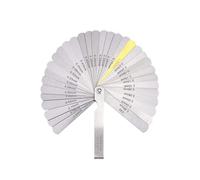 Spessimetro Set di 32 lame in acciaio inossidabile con spessimetro for misurare larghezza e spessore della chitarra