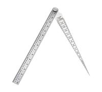 Spessimetro Set Saldatura Taper Gap Gauge Acciaio inossidabile Profondità portatile Righello Foro Strumento di ispezione Spessimetro Strumento di misurazione