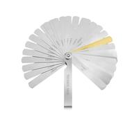 Spessimetro Spessimetro in acciaio inossidabile da 32 pezzi Telemetro portatile Gap Strumento di misurazione metrico e in pollici rimovibile con doppia marcatura