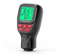 Spessimetro Vernice Misuratore di spessore 0-2000UM Misuratore di spessore del film'automobile digitale LCD ad alta precisione Misuratore di spessore del rivestimento della vernice for auto(Noir)