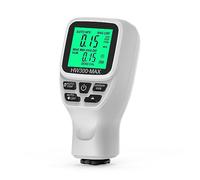 Spessimetro Vernice Misuratore di spessore 0-2000UM Misuratore di spessore del film'automobile digitale LCD ad alta precisione Misuratore di spessore del rivestimento della vernice for auto(White)