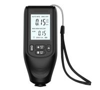 Spessimetro Vernice, Misuratore di spessore del rivestimento for auto 0,1 micron/0-2000 µm Strumento misurazione dello film vernice for Fe e NFe(Noir)