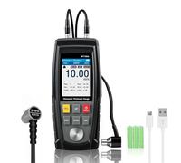 Spessimetro Vernice, Misuratore di spessore ultrasonico digitale, misuratore UT, gamma da 0,039 a 11,81 pollici con sonda for la misurazione di materiali metallici e non metallici