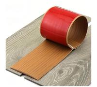 Spesso Profilo di Transizione, Striscia di soglia in PVC autoadesivo - Striscia di transizione Flessibile per Coprire le Fughe Tra Pavimenti in Legno e Piastrelle(Yellow Oak,5cm*6.0m)