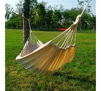 Spesso Tela Amaca Dondolo da Esterno Dormitorio Campeggio Sedia 200150cm Nuovo