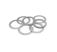 Spessore 0,3 mm 304 Rondella piatta in acciaio inossidabile,13x19x0.3 (20Pcs)