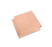 Spessore: 1/1,2/1,5/2/3/4 mm Lamiera di rame T2 Metallo Cu 100 * 100, 200 * 200, 300 * 300(200x200x1.5mm)