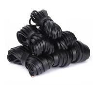 Spessore 3mm Vera Pelle 3/4/5/6/8/10mm Cavo di cuoio piatto Stringa di corda per Collana fai da te Bracciale Gioielli fai da te