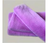 Spessore artificiale morbido peluche corto 180x50 cm peluche tessuto in pelliccia finta for costumi, cosplay, artigianato d'arte, fotografia, decorazione della casa, giocattoli(Purple)