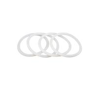 Spessore CS1/1,2/1,5 mm O-ring in VMQ bianco Sezione trasversale Guarnizione di tenuta in gomma siliconica Rondella all'ingrosso In Specifiche(OD40xCS1.2-30pcs)