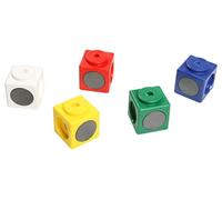 Spessore del sistema 340010 10 magnetische gigante Steck cubo bordi, lunghezza 3.4 cm, Rosso