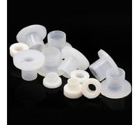 Spessore distanziale piatto Rondella concava e convessa for boccola, 10 pezzi, rondella for TW3 TW6 TW9 TW10, guarnizione in nylon for transistor a vite(TW10)