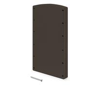 Spessore Laterale per Appendiabiti per Armadio Hang Imballo 1 Set Verniciato Moka Emuca