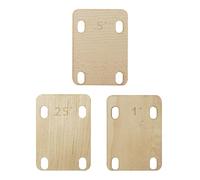 Spessore per il collo del basso, riparazione precisa in legno, per gli appassionati di musica, liutai, adulti, aule, studio, viaggi, palcoscenico