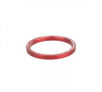 Spessore Sterzo Bici 1 1/8" 3mm Rosso Alluminio 6061-T6