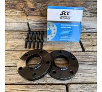 Spessori 40Mm 2X20Mm Per BMW 1 Serie E81 E82 E87 E88 Allargamento Nero