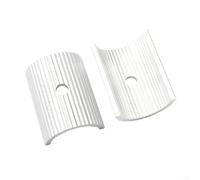 Spessori di conversione manubrio in lega di alluminio per una maggiore compatibilità con gli steli (argento da 25,4 a 31,8)