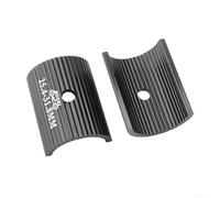 Spessori di conversione manubrio in lega di alluminio per una maggiore compatibilità con gli steli (nero da 25,4 a 31,8)