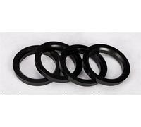 Spessori per adattatori ruote 4PCS Anello Centrico Del centro Collare Centrale Ruota Dell'auto 73.1-56.1 67.1-56.1 65.1-56.1 60.1-56.1 Set Distanziatori(67.1-56.1mm)