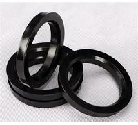 Spessori per adattatori ruote 4PCS Hub Centric Anello Foro Ruota Collare Centrale 66.1-64.1 67.1-64.1 73.1-64.1 73.1-65.1 67.1-66.1 73.1-66.1mm Set Distanziatori(66.1-64.1mm)