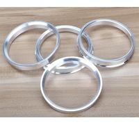 Spessori per adattatori ruote Anelli Per centro 4 Pezzi Anelli Centrici Per centro Foro Ruota 66.1-67.1 66.1-72.56 66.1-73.1 66.6-72.56 66.6-73.1mm Set Distanziatori(66.1-72.56mm)