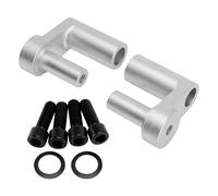 SPESSORI RIALZI RISER MANUBRIO ARGENTO PER BMW R1200RT R1250RT 2014-24 T9