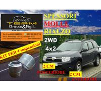 Spessori Rialzo Molle SPACER SPRING DACIA DUSTER 2WD 4X2 kit completo 2 CM
