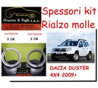 Spessori Rialzo Molle SPACER SPRING DACIA DUSTER 4X4 kit completo 3 CM