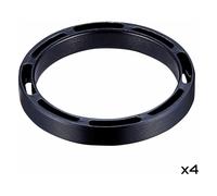 Spessori SUPACAZ SUPASPACER 5mm in Alluminio Nero CNC, Diametro 28,6mm, Confezione da 4 Pezzi