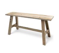 Spetebo Panca decorativa in legno, 58 x 27 x 22 cm, per piante e piante