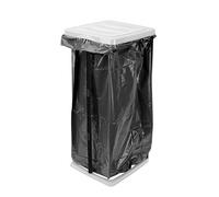 Spetebo Porta Sacco Spazzatura Bianco 60 l, Ideale per Sacchetti Gialli