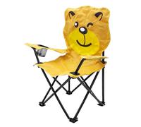 Spetebo Sedia da campeggio per bambini con portabevande - Motivo orso - Sedia pieghevole da giardino con borsa per il tempo libero - Sedia pieghevole da pesca