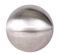 Spetebo - Sfera Decorativa in Acciaio Inox Spazzolato Opaco